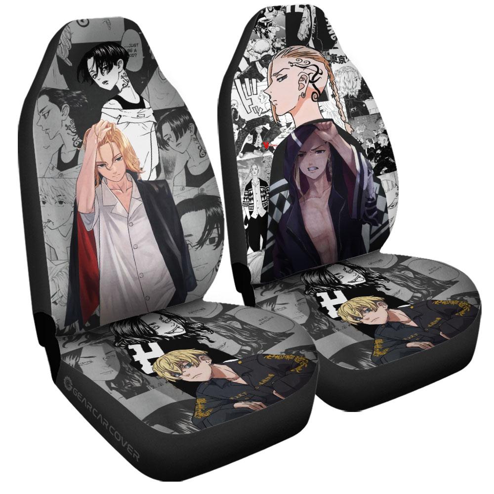 Draken And Mikey Car Seat Covers Custom For Tokyo Revengers Anime Fans - Gearcarcover - 3