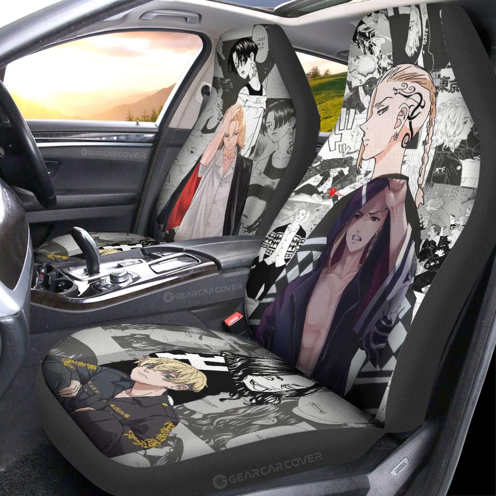 Manjiro Sano Car Seat Covers Tokyo Revengers Anime Car Interior  Accessories,2 PCS Universal Front Seat Protective Cover - AliExpress