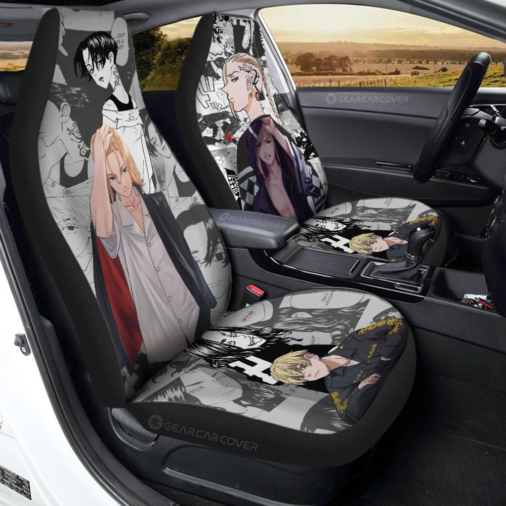 Draken And Mikey Car Seat Covers Custom For Tokyo Revengers Anime Fans - Gearcarcover - 1