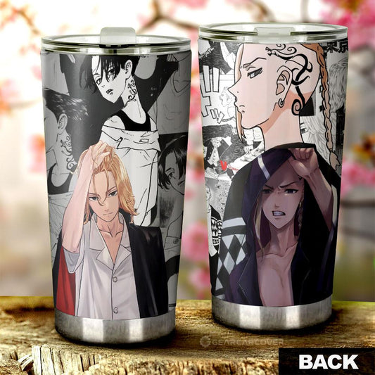 Draken And Mikey Tumbler Cup Custom For Tokyo Revengers Anime Fans - Gearcarcover - 1