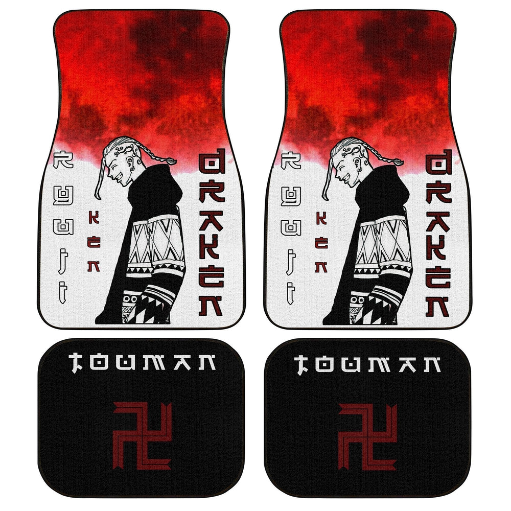 Draken Car Floor Mats Custom Anime Tokyo Revengers Car Interior Accessories - Gearcarcover - 1