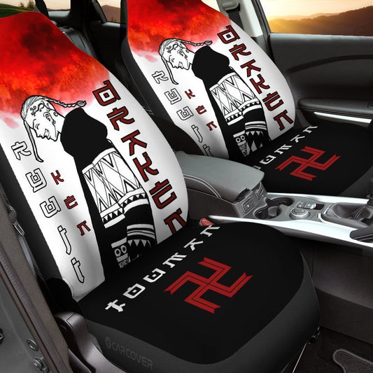 Draken Car Seat Covers Custom Anime Tokyo Revengers Car Accessories - Gearcarcover - 1
