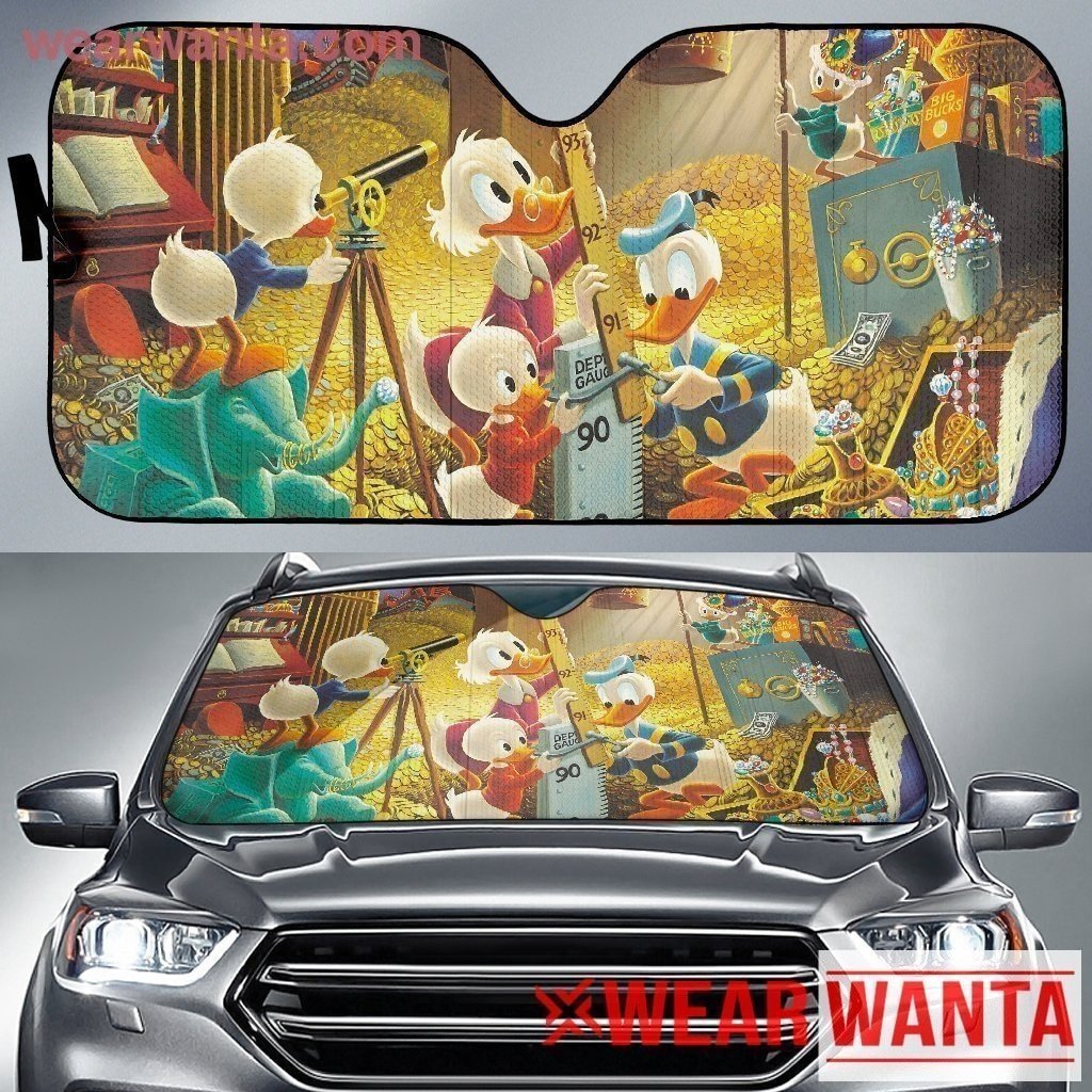 Ducktales Car Sunshade Custom Cartoon Car Interior Accessories - Gearcarcover - 2