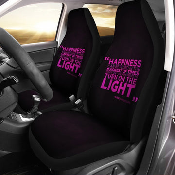 Dumbledore Saying Harry Potter Car Seat Covers Pink Letters Car Accessories - Gearcarcover - 1