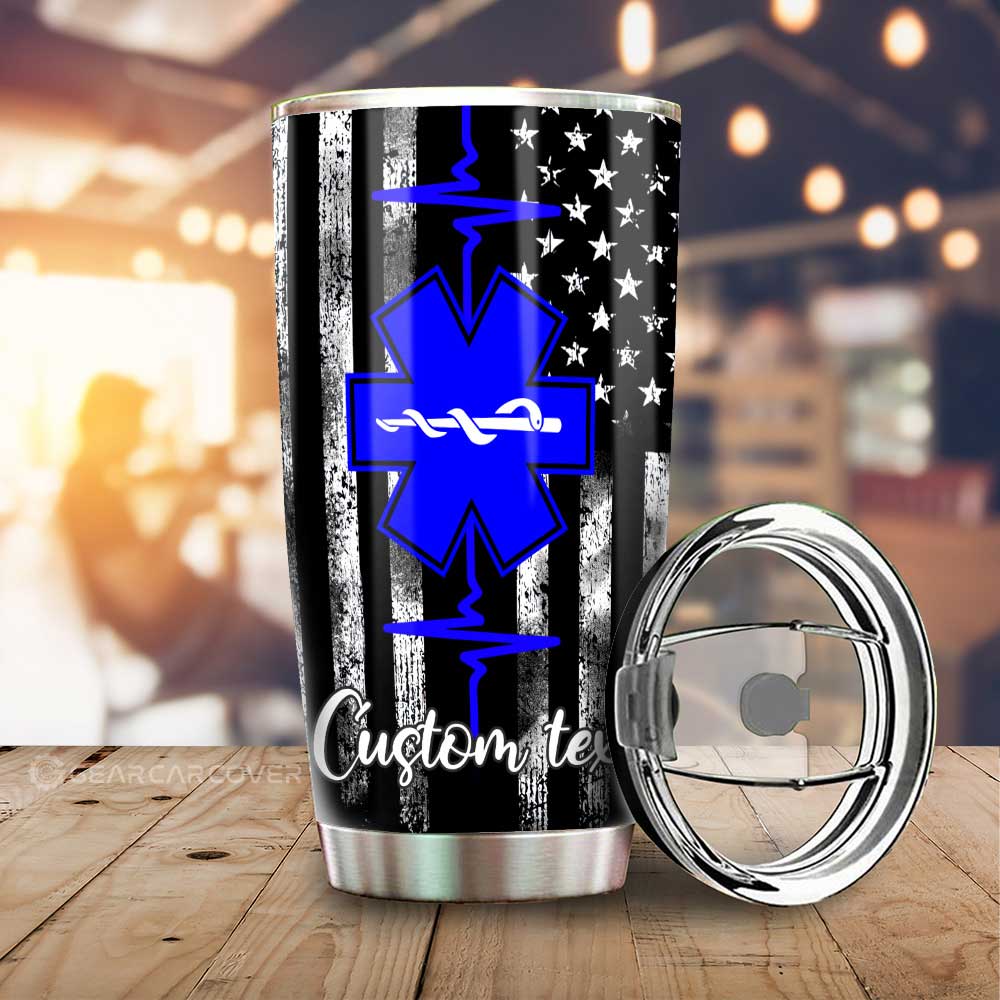 EMT Tumbler Cup Custom Personalized Name Car Interior Accessories - Gearcarcover - 1