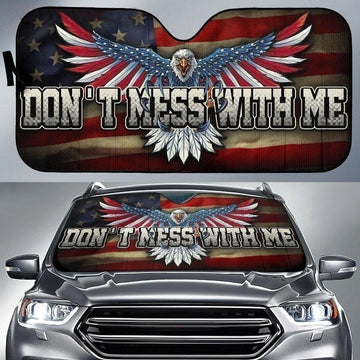 Eagle Car Sunshade Custom American Flag Car Interior Accessories - Gearcarcover - 1