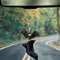 Eagle Ornament Custom American Thin Blue Line Car Interior Accessories - Gearcarcover - 1