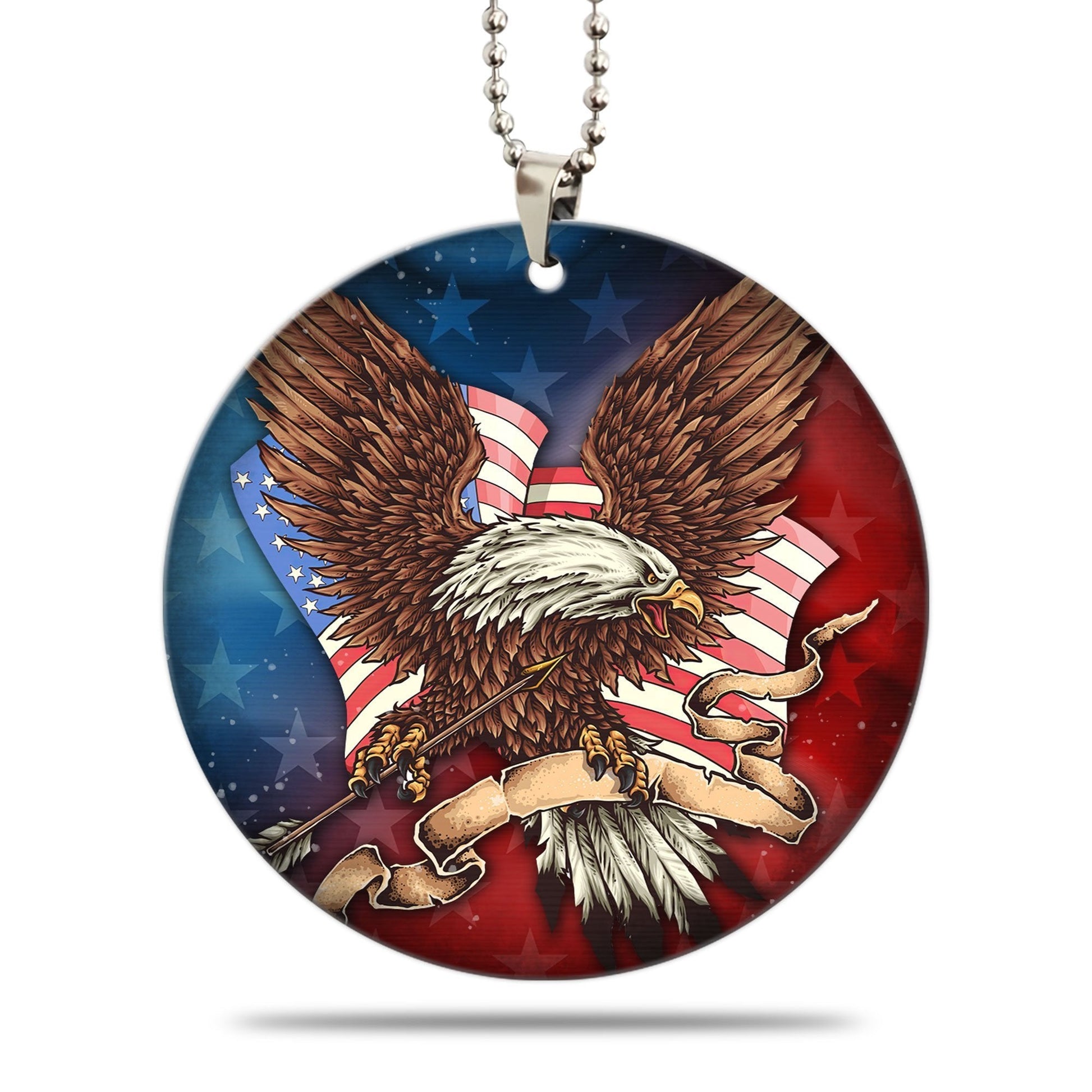 Eagle Ornament Custom US Flag Car Interior Accessories - Gearcarcover - 1