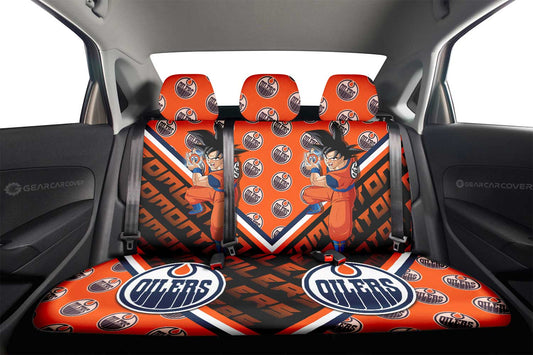 Edmonton Oilers Car Back Seat Cover Custom Car Decorations For Fans - Gearcarcover - 2