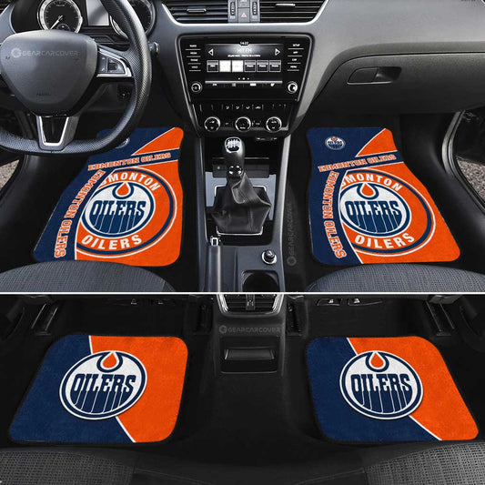 Edmonton Oilers Car Floor Mats Custom Car Accessories For Fans - Gearcarcover - 2