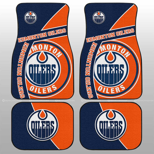 Edmonton Oilers Car Floor Mats Custom Car Accessories For Fans - Gearcarcover - 1