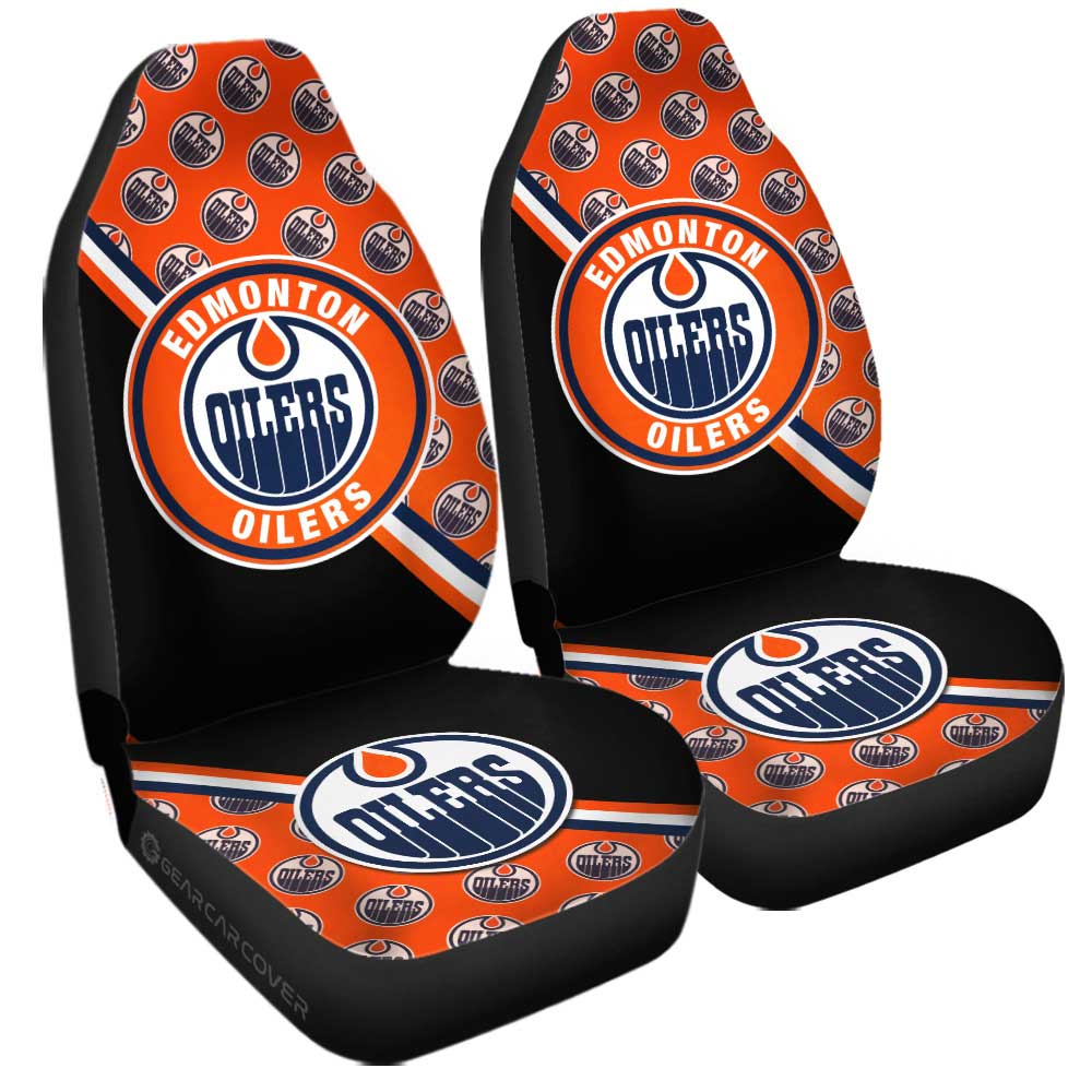 Edmonton Oilers Car Seat Covers Custom Car Accessories For Fans - Gearcarcover - 3