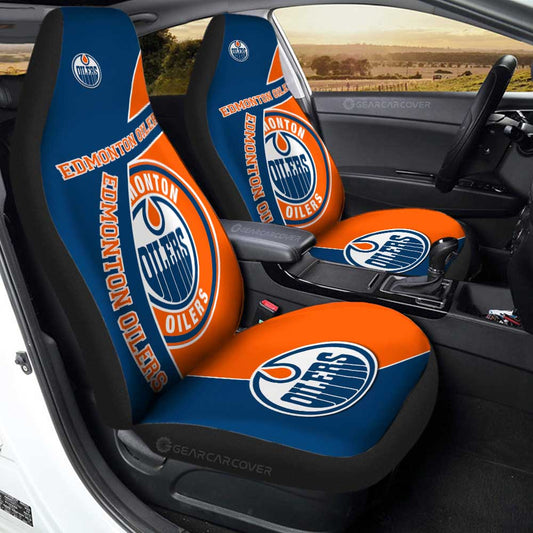 Edmonton Oilers Car Seat Covers Custom Car Accessories For Fans - Gearcarcover - 1