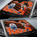 Edmonton Oilers Car Sunshade Custom Car Decorations For Fans - Gearcarcover - 2