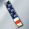 Edmonton Oilers Car Sunshade Custom US Flag Style - Gearcarcover - 3
