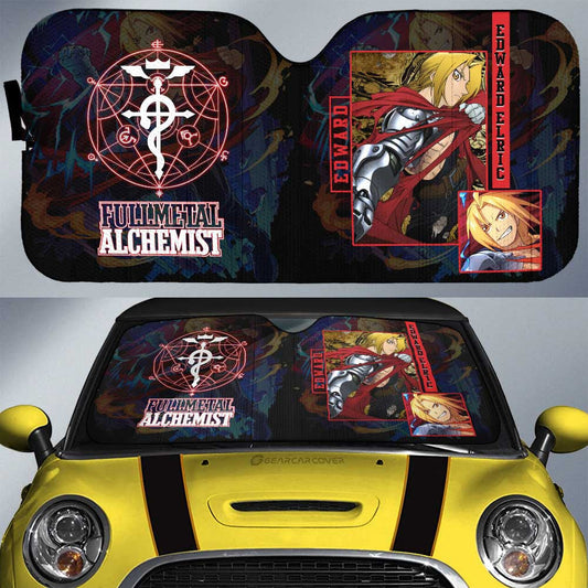 Edward Elric Car Sunshade Custom Fullmetal Alchemist Anime - Gearcarcover - 1