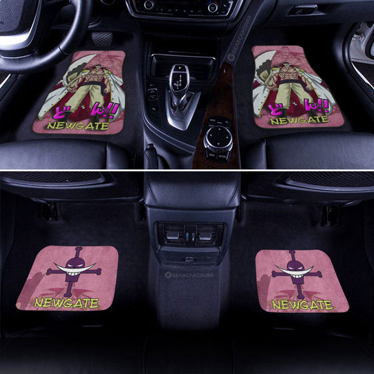 Edward Newgate Car Floor Mats Custom One Piece Anime Car Accessories - Gearcarcover - 2