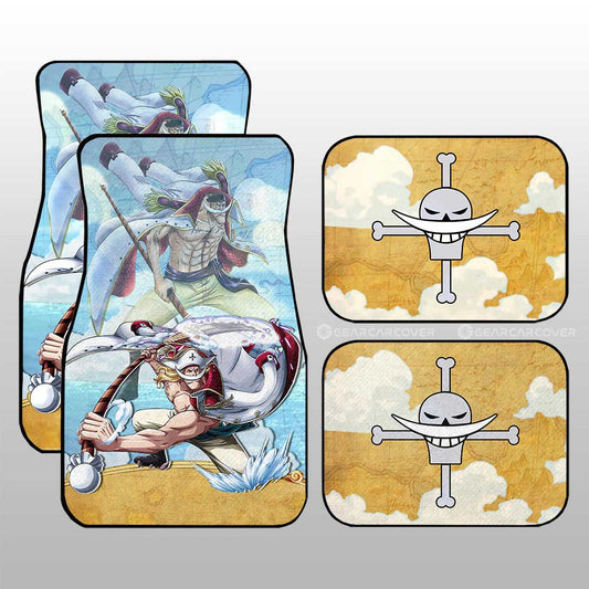 Edward Newgate Car Floor Mats Custom One Piece Map Car Accessories For Anime Fans - Gearcarcover - 1