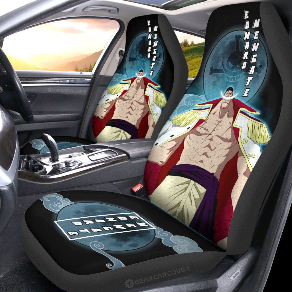 Edward Newgate Car Seat Covers Custom For One Piece Anime Fans - Gearcarcover - 2