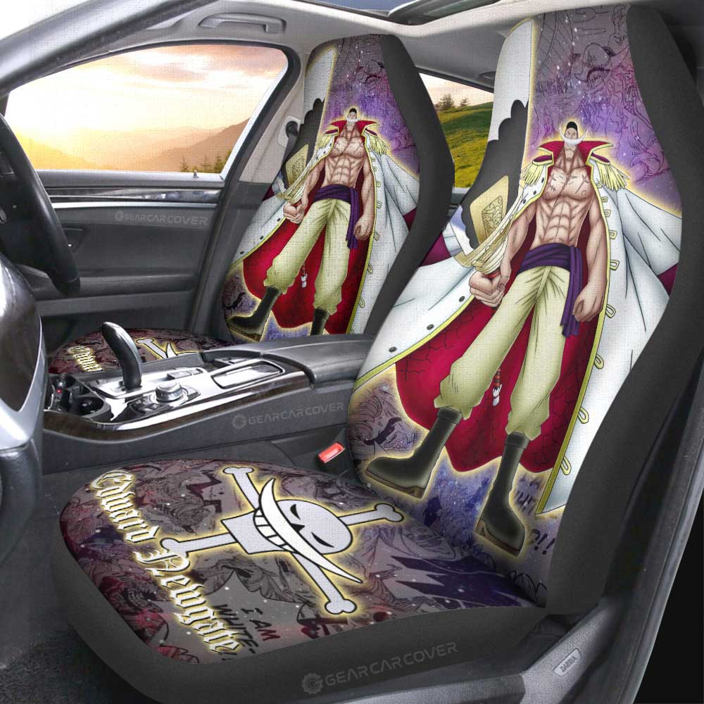 Edward Newgate Car Seat Covers Custom Galaxy Style One Piece Anime Car Accessories - Gearcarcover - 2