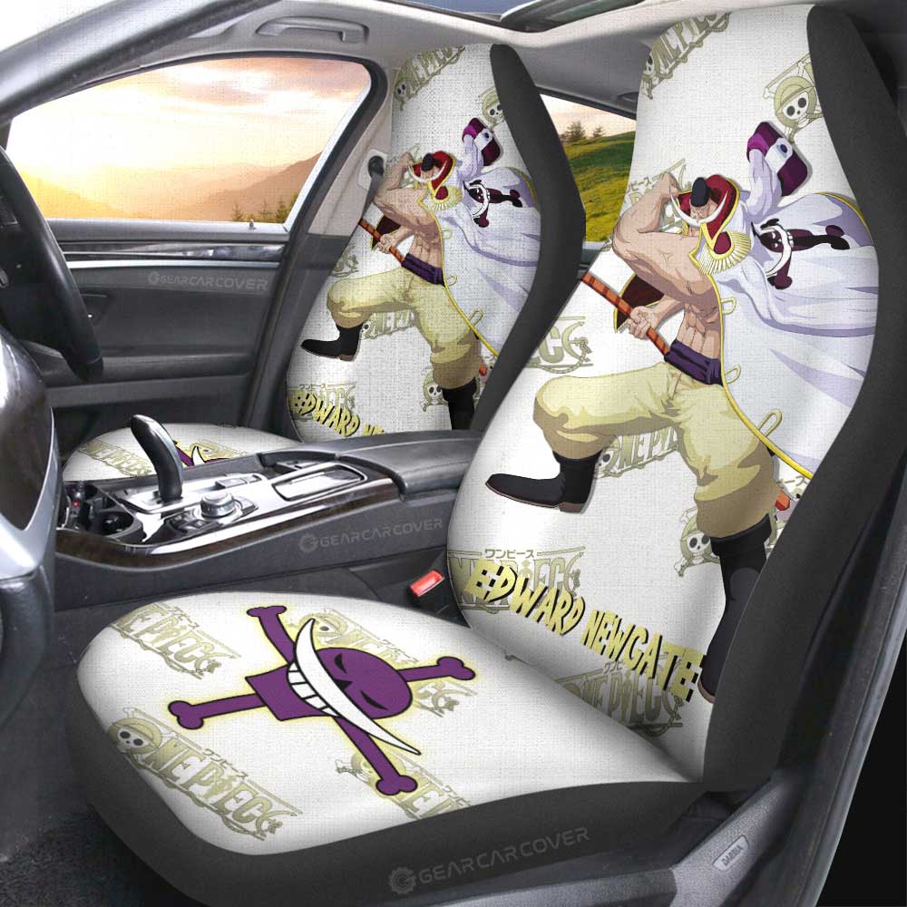 Edward Newgate Car Seat Covers Custom One Piece Anime - Gearcarcover - 2