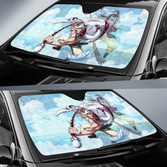 Edward Newgate Car Sunshade Custom One Piece Map Car Accessories For Anime Fans - Gearcarcover - 2