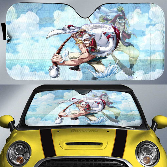 Edward Newgate Car Sunshade Custom One Piece Map Car Accessories For Anime Fans - Gearcarcover - 1
