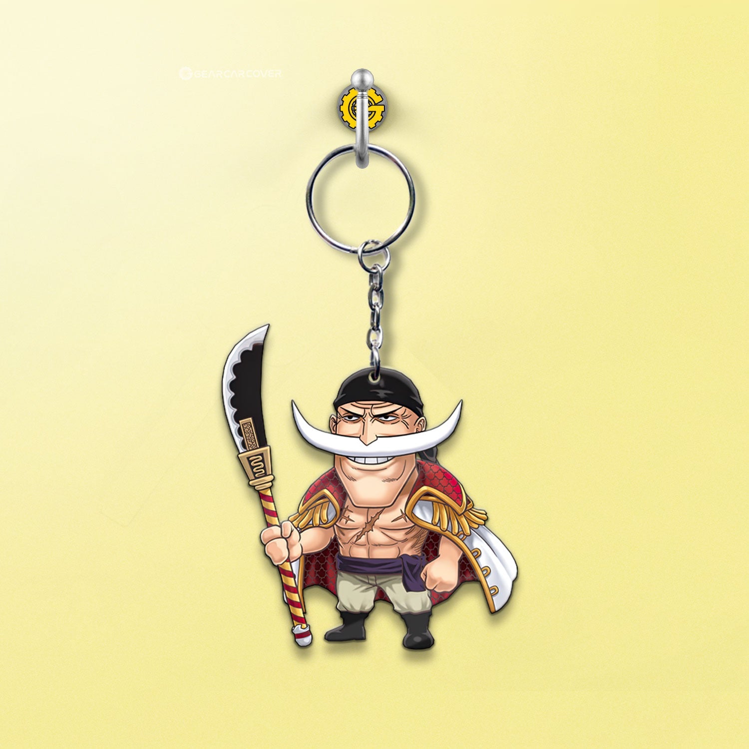 Edward Newgate Keychains Custom One Piece Anime Car Accessories - Gearcarcover - 2