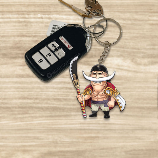 Edward Newgate Keychains Custom One Piece Anime Car Accessories - Gearcarcover - 1
