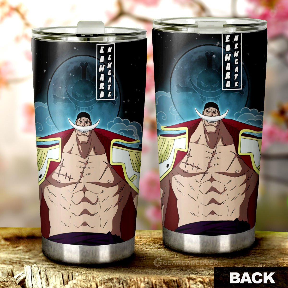 Edward Newgate Tumbler Cup Custom For One Piece Anime Fans - Gearcarcover - 3