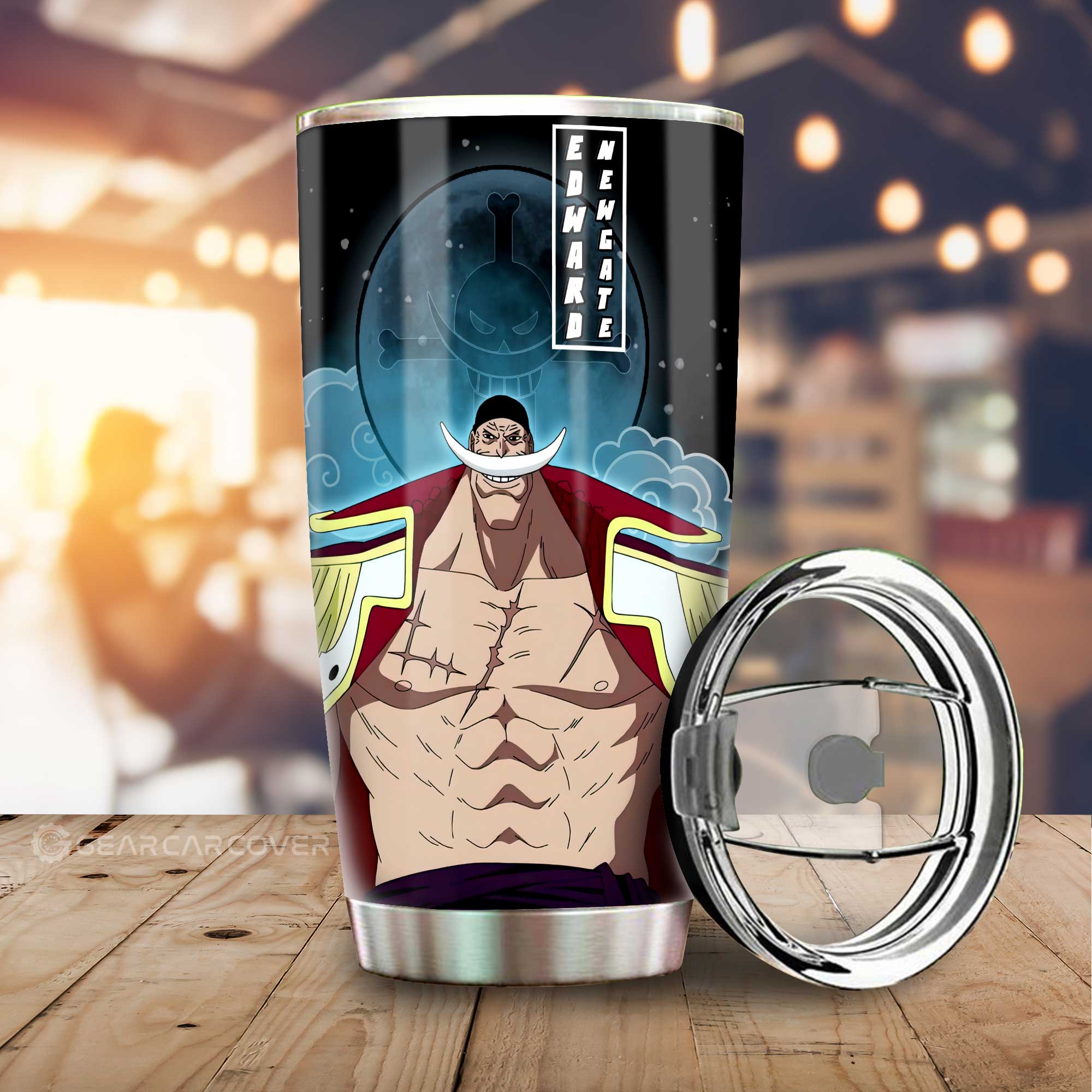 Edward Newgate Tumbler Cup Custom For One Piece Anime Fans - Gearcarcover - 1