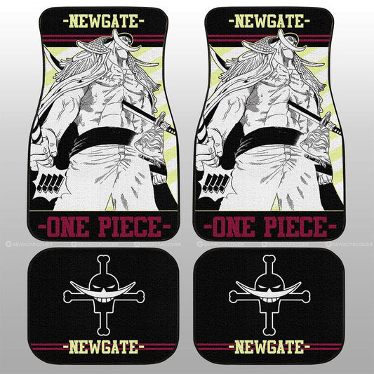 Edward Newgate Whitebeard Car Floor Mats Custom One Piece Anime Car Accessories - Gearcarcover - 1