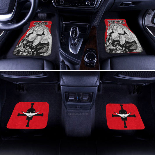 Edward Newgate Whitebeard Car Floor Mats Custom One Piece Anime Car Accessories - Gearcarcover - 1