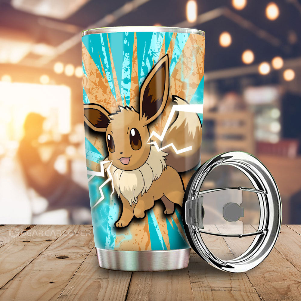 Eevee Tumbler Cup Custom Car Interior Accessories - Gearcarcover - 1