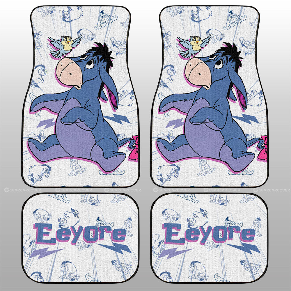 Eeyore Car Floor Mats Custom Cartoon Car Accessories - Gearcarcover - 1