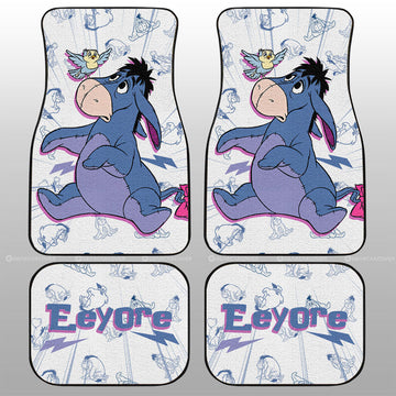 Eeyore Car Floor Mats Custom Cartoon Car Accessories - Gearcarcover - 1