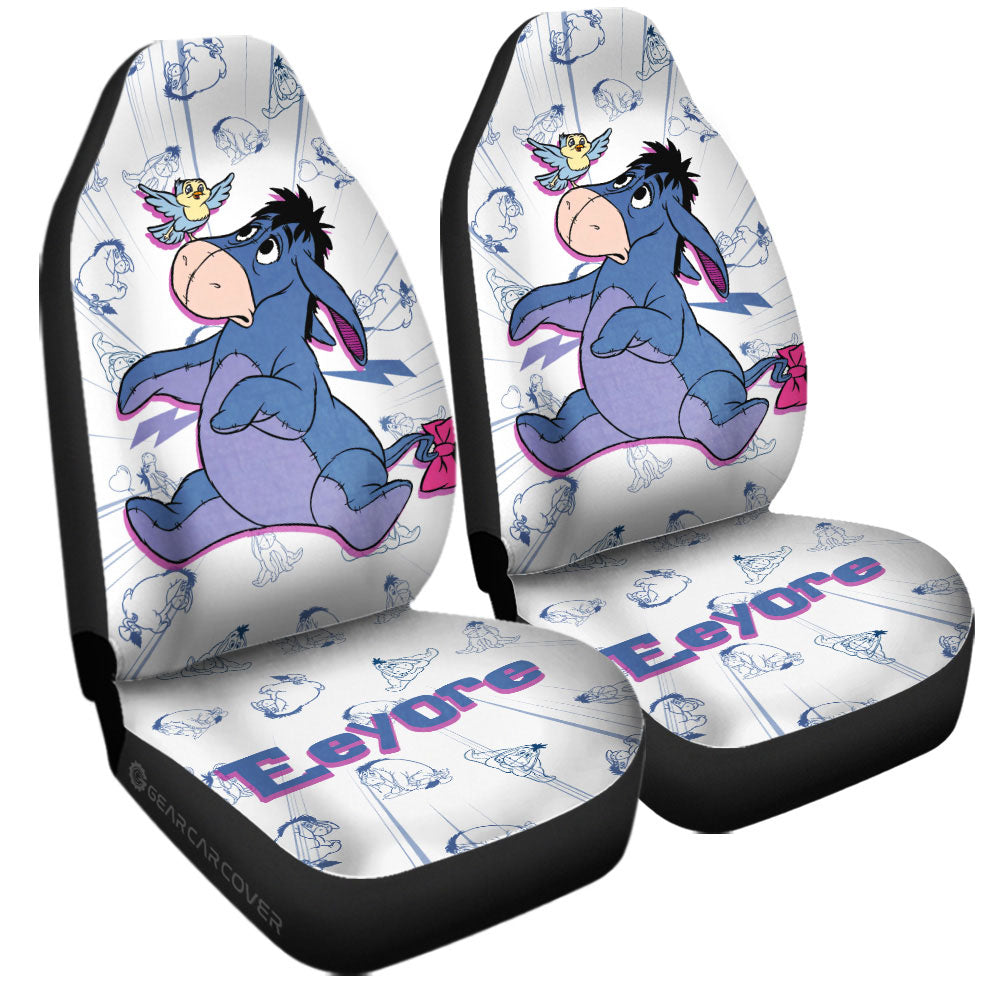 Eeyore Car Seat Covers Custom Cartoon Car Accessories