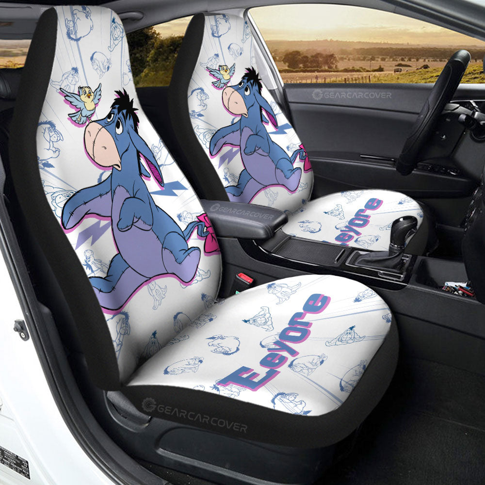 Eeyore Car Seat Covers Custom Cartoon Car Accessories