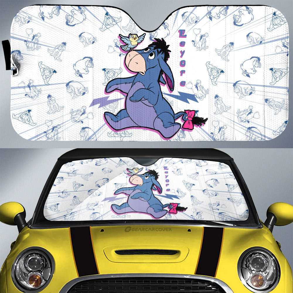 Eeyore Car Sunshade Custom Cartoon Car Accessories - Gearcarcover - 1
