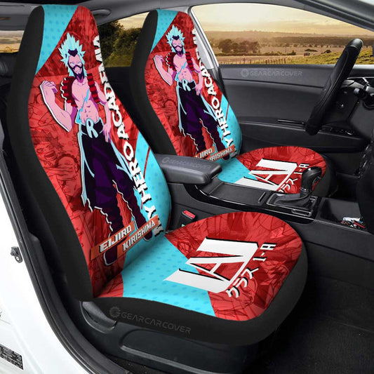 Eijiro Kirishima Car Seat Covers Custom My Hero Academia Car Interior Accessories - Gearcarcover - 2