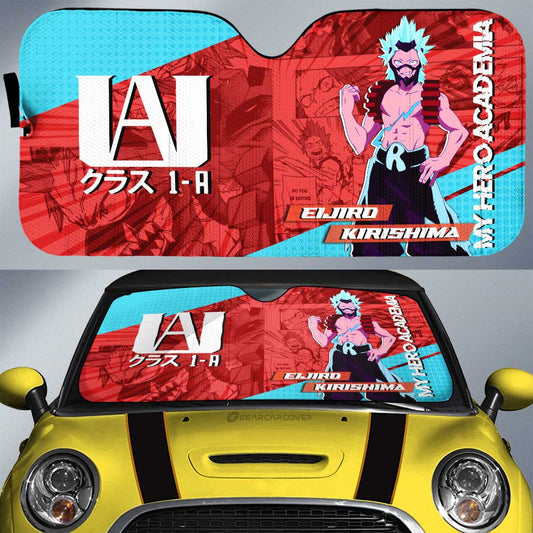 Eijiro Kirishima Car Sunshade Custom My Hero Academia Car Interior Accessories - Gearcarcover - 1