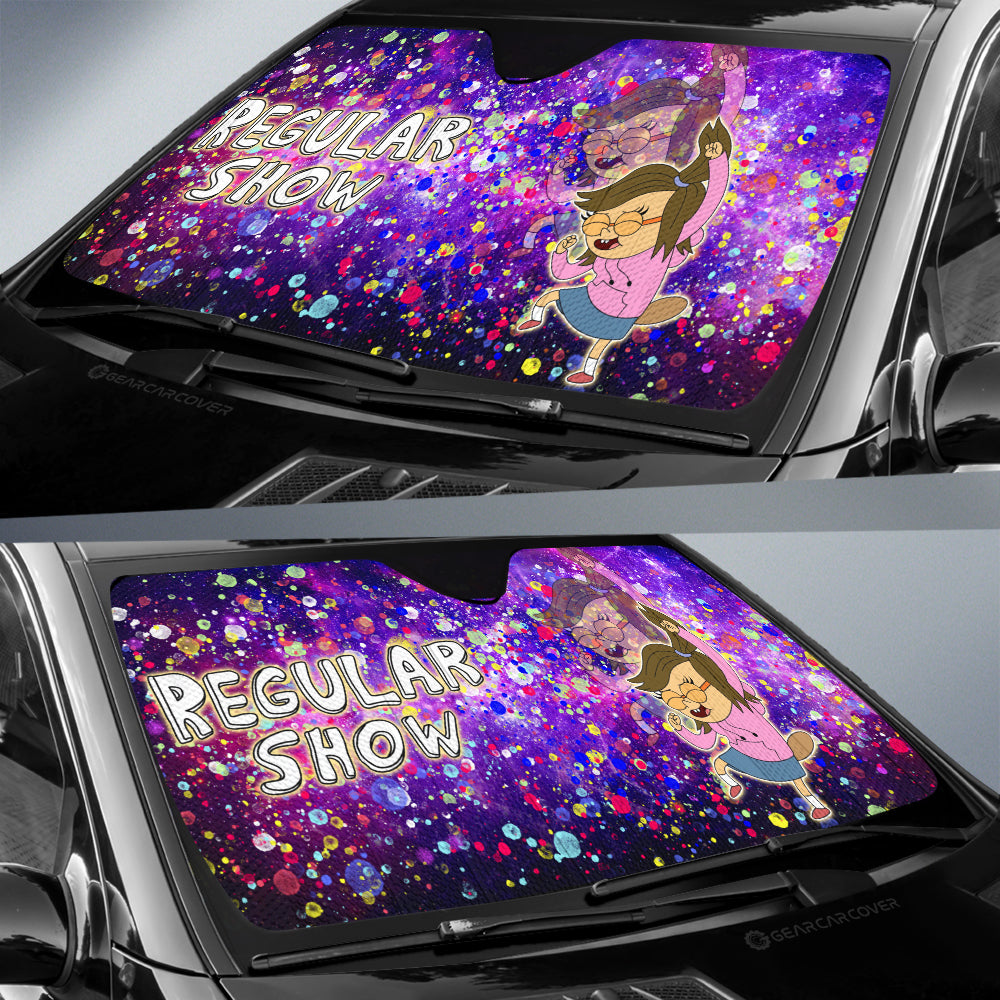 Eileen Car Sunshade Custom Regular Show Cartoon - Gearcarcover - 2