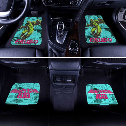 Ekubo Car Floor Mats Custom Mob Pyscho 100 Anime Mix Manga - Gearcarcover - 2