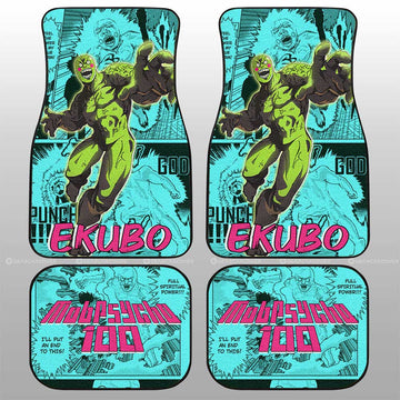 Ekubo Car Floor Mats Custom Mob Pyscho 100 Anime Mix Manga - Gearcarcover - 1