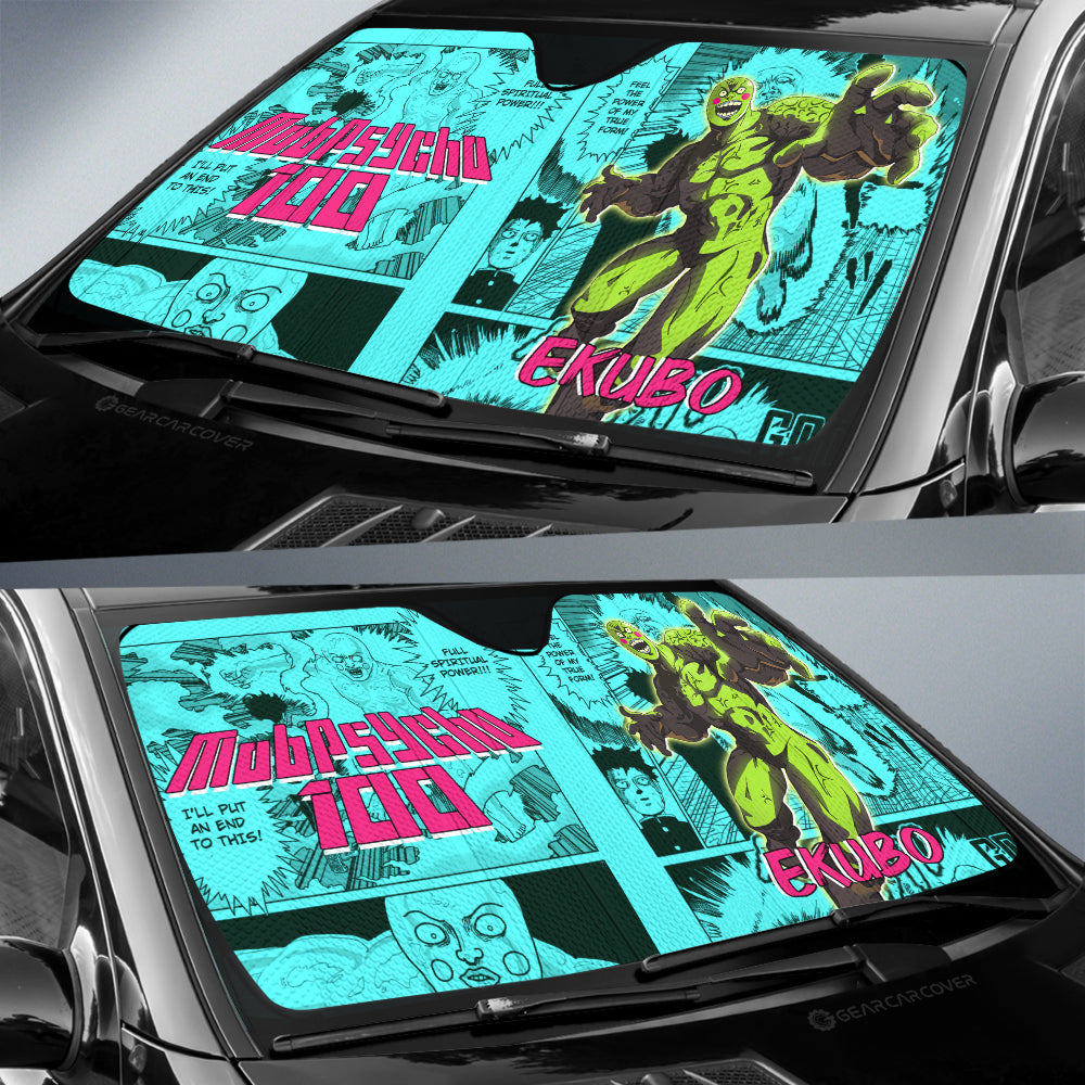 Ekubo Car Sunshade Custom Mob Pyscho 100 Anime Mix Manga - Gearcarcover - 2