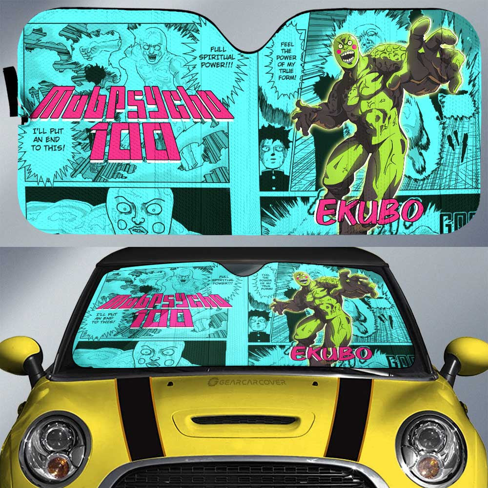 Ekubo Car Sunshade Custom Mob Pyscho 100 Anime Mix Manga - Gearcarcover - 1