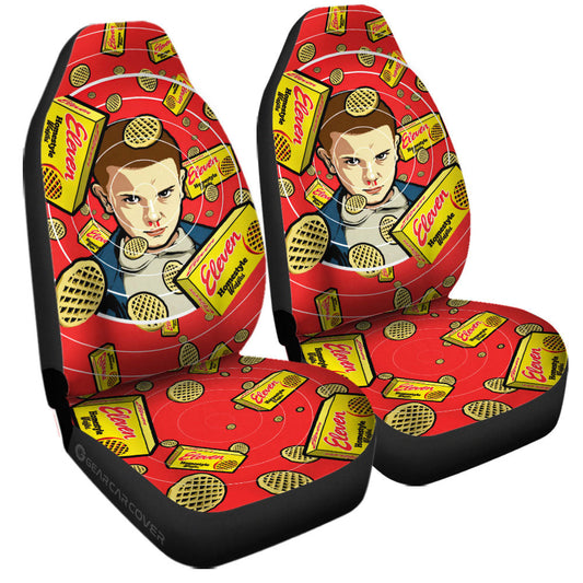 Eleven Car Seat Covers Custom Stranger Things Car Accessories - Gearcarcover - 2