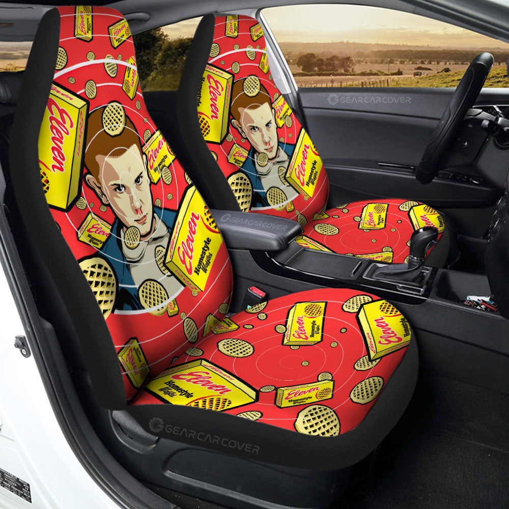 Eleven Car Seat Covers Custom Stranger Things Car Accessories - Gearcarcover - 3