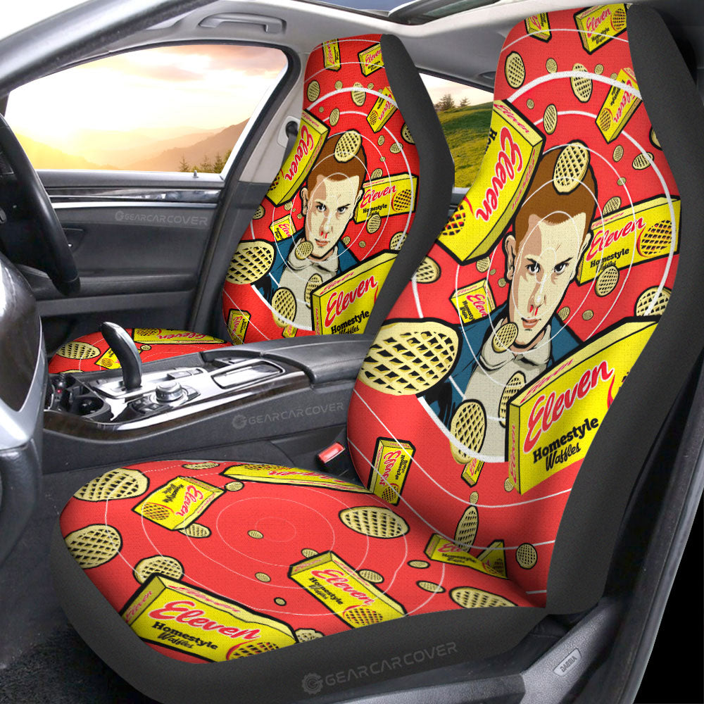 Eleven Car Seat Covers Custom Stranger Things Car Accessories - Gearcarcover - 4