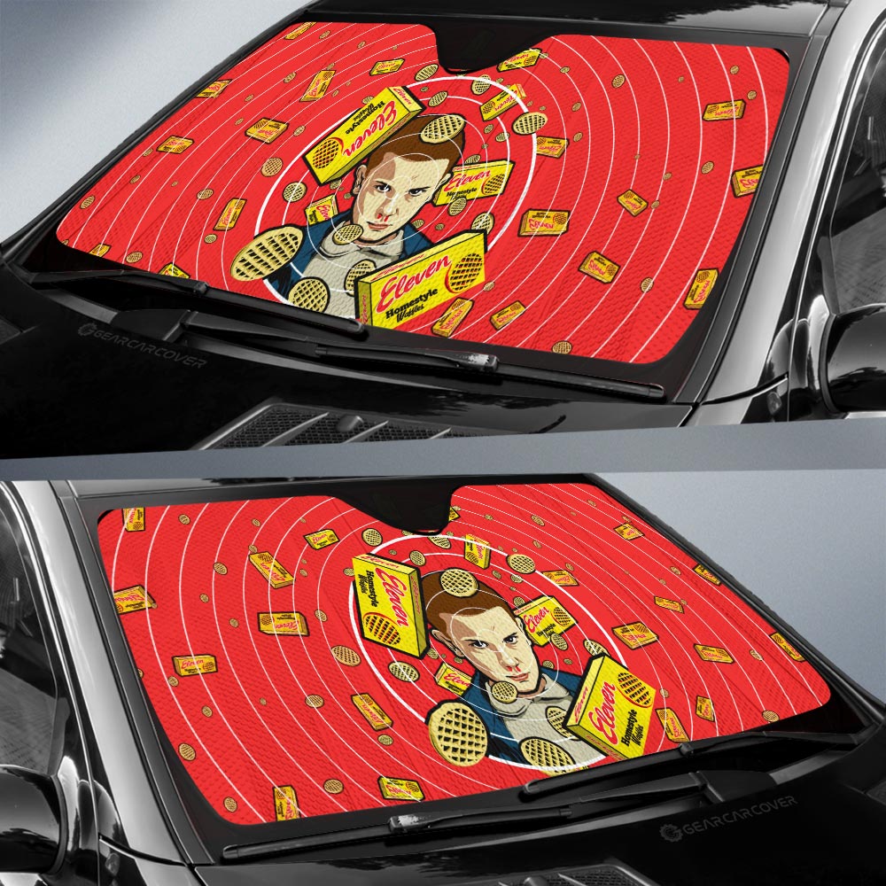Eleven Car Sunshade Custom Stranger Things Car Interior Accessories - Gearcarcover - 3